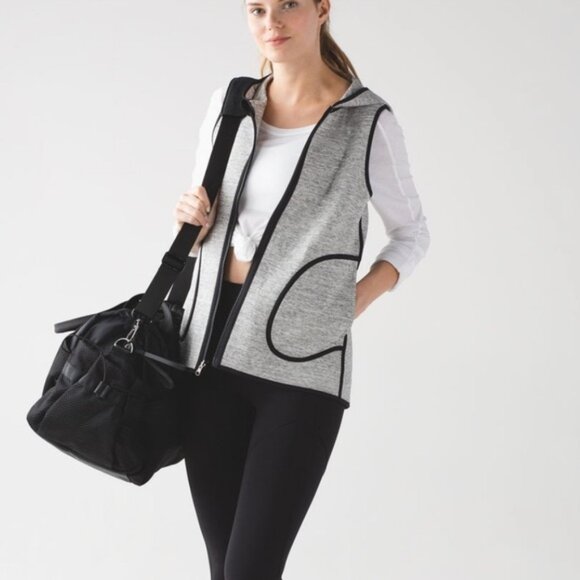lululemon insculpt heather grey Gray Athletic Vest with Black Trim 4 - Picture 1 of 7
